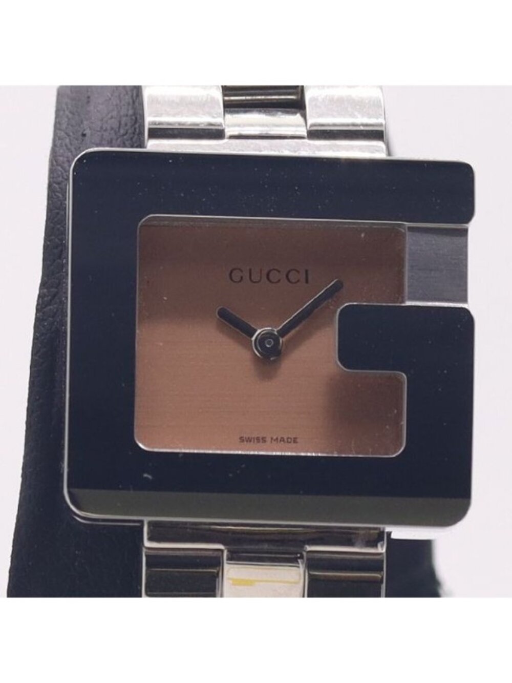 Gucci G Motif Pink Dial Watch